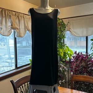 Like New TRAVELERS by Chico’s 2 Women’s 12 / Large Black Slinky Tank Dress
